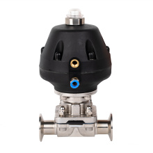 Plastic Pneumatic Direct way Clamp end EPDM Diaphragm Valve